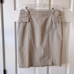 Colbblestone Tan Pencil Skirt- NEW With Tags